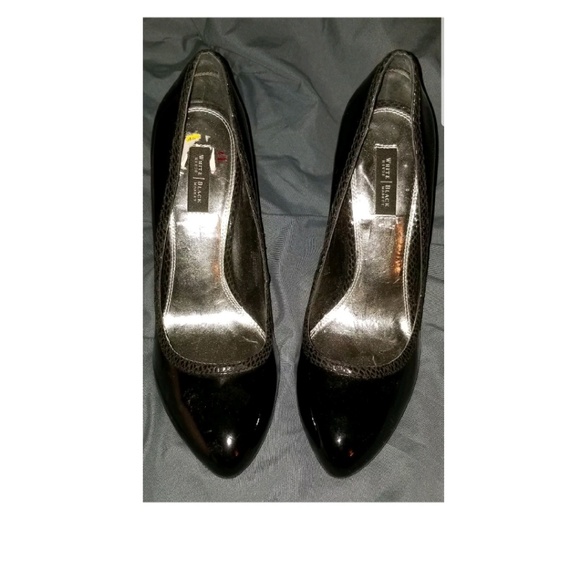 Black Patent Stiletto Heels - Picture 1 of 4